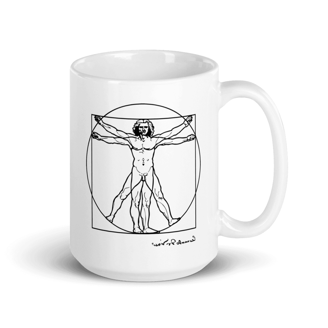 Art-O-Rama Shop - Vente Tasse à café - Tasse à croquis Léonard de Vinci, homme de Vitruve7