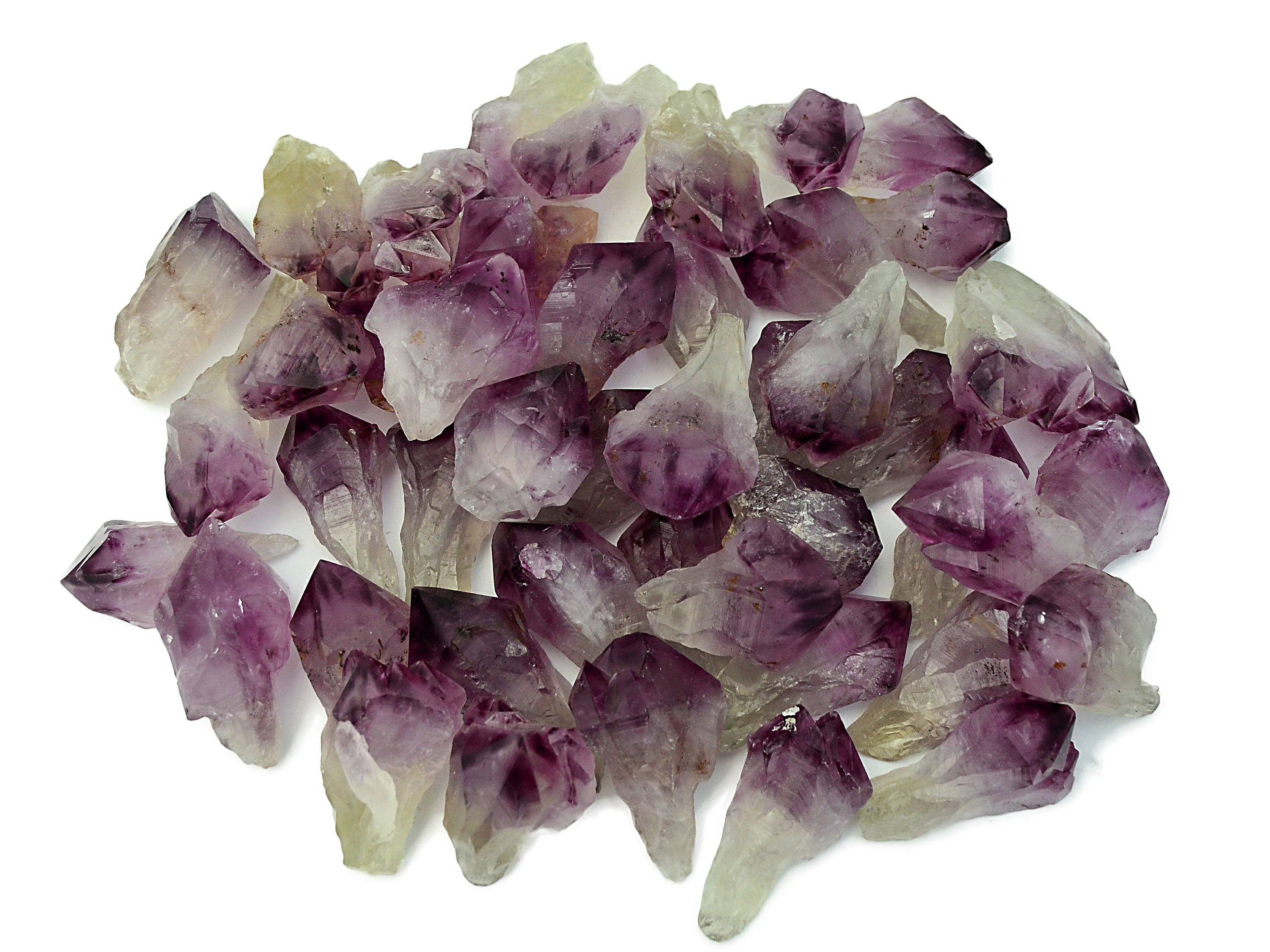 Kaia & Crystals - Wholesale Spirituele steen/kristal - Natuurzuivere ruwe amethistpunt (50 mm - 70 mm)1