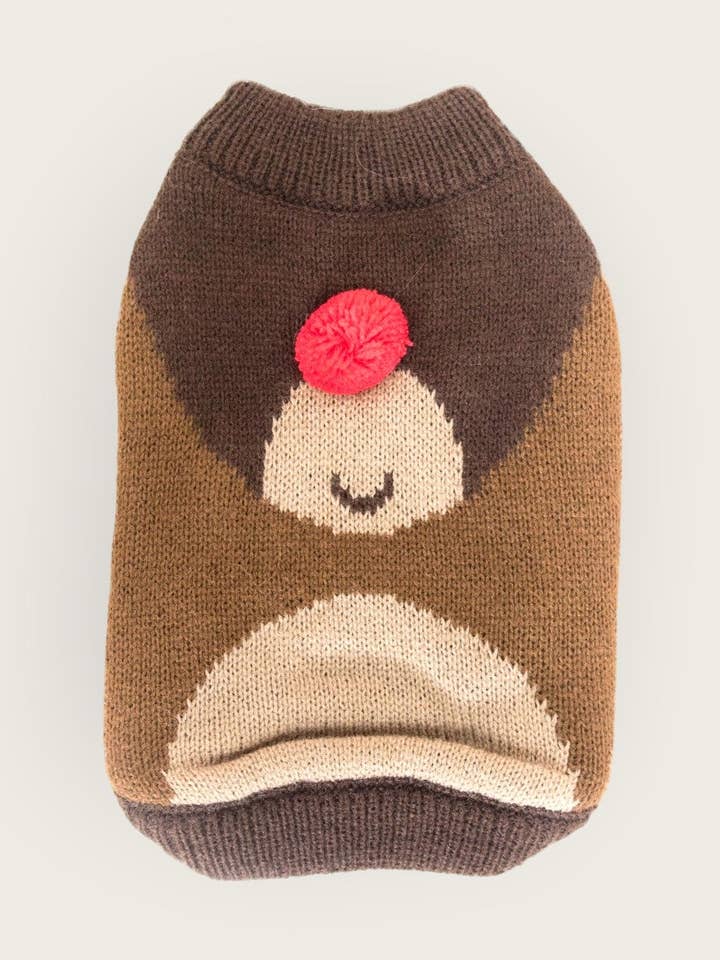 Pet Christmas Rudolph Sweater S639BN for wholesale by Dandy's Pawsome