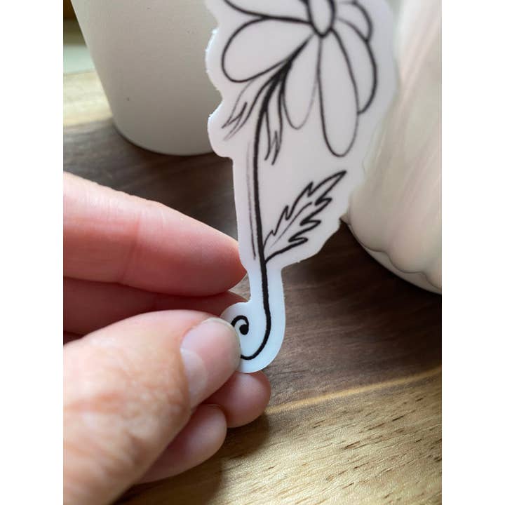 Beth Ann Erickson Designs - Wholesale Sticker - Daisy Stickers Water Bottle, Daisy Stickers6