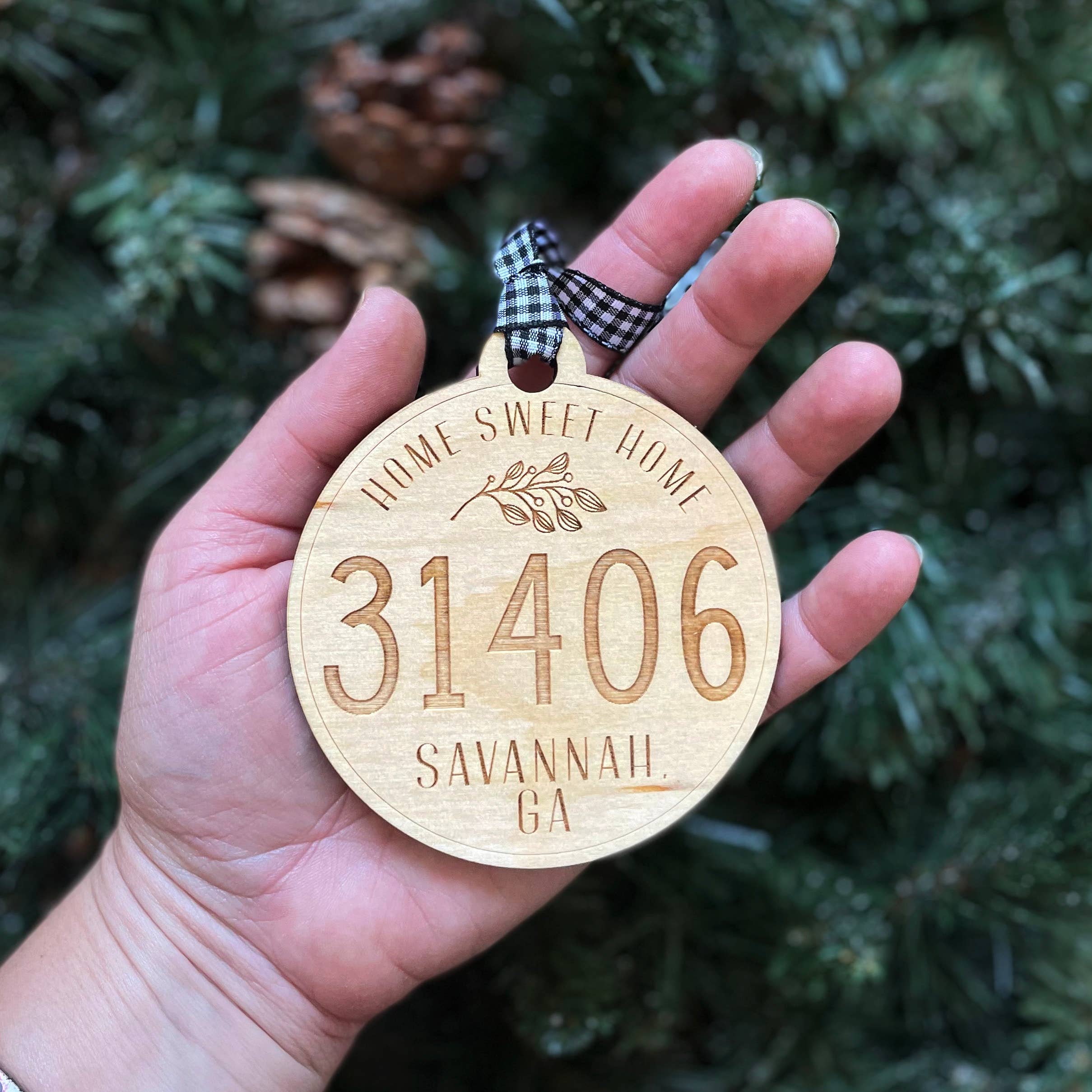 Blue Studio Creative - Wholesale Ornament - Home Sweet Home Ornament With Your Town or Location2