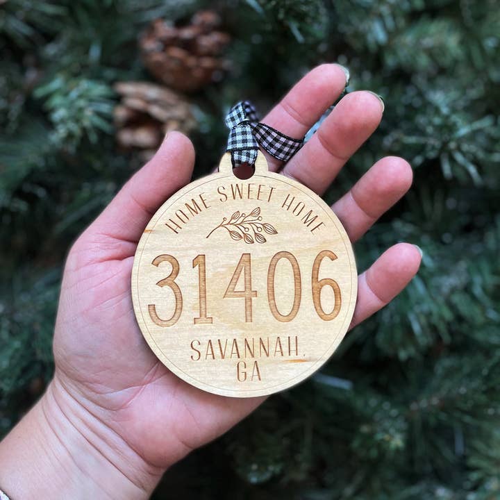 Blue Studio Creative - Wholesale Ornament - Home Sweet Home Ornament With Your Town or Location2