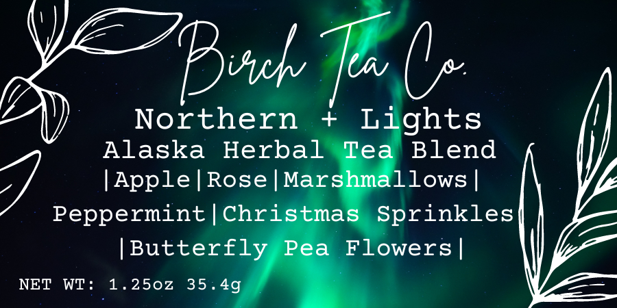 Birch Tea Co. - Vente Thé en vrac - Northern Lights - Thé en vrac en forme de papillon, de pois et de rose8