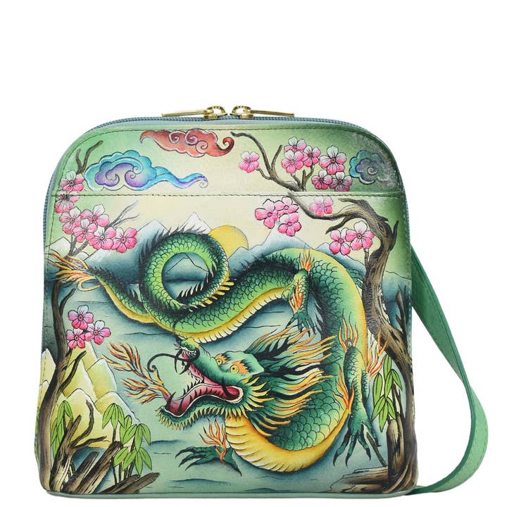 Small Zip Around Crossbody - 7602 for wholesale by Anuschka | Vanya Lara (USA)