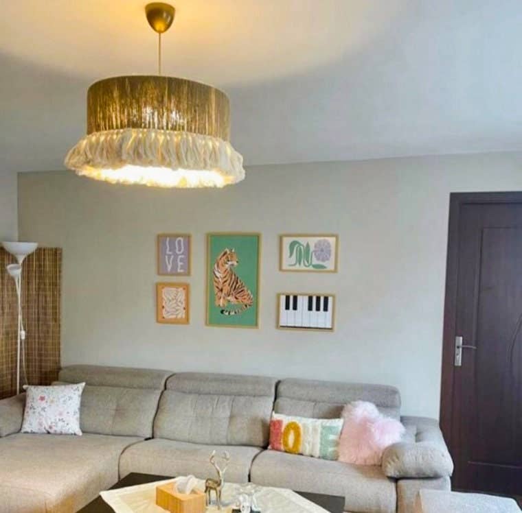 Joy's Arts - Wholesale Chandelier/Hanging Light - Boho Macrame Chandelier, Cozy Fall Pendant Light, Handmade Neutral Farmhouse Lampshade, Rusitc Jute Lighting4