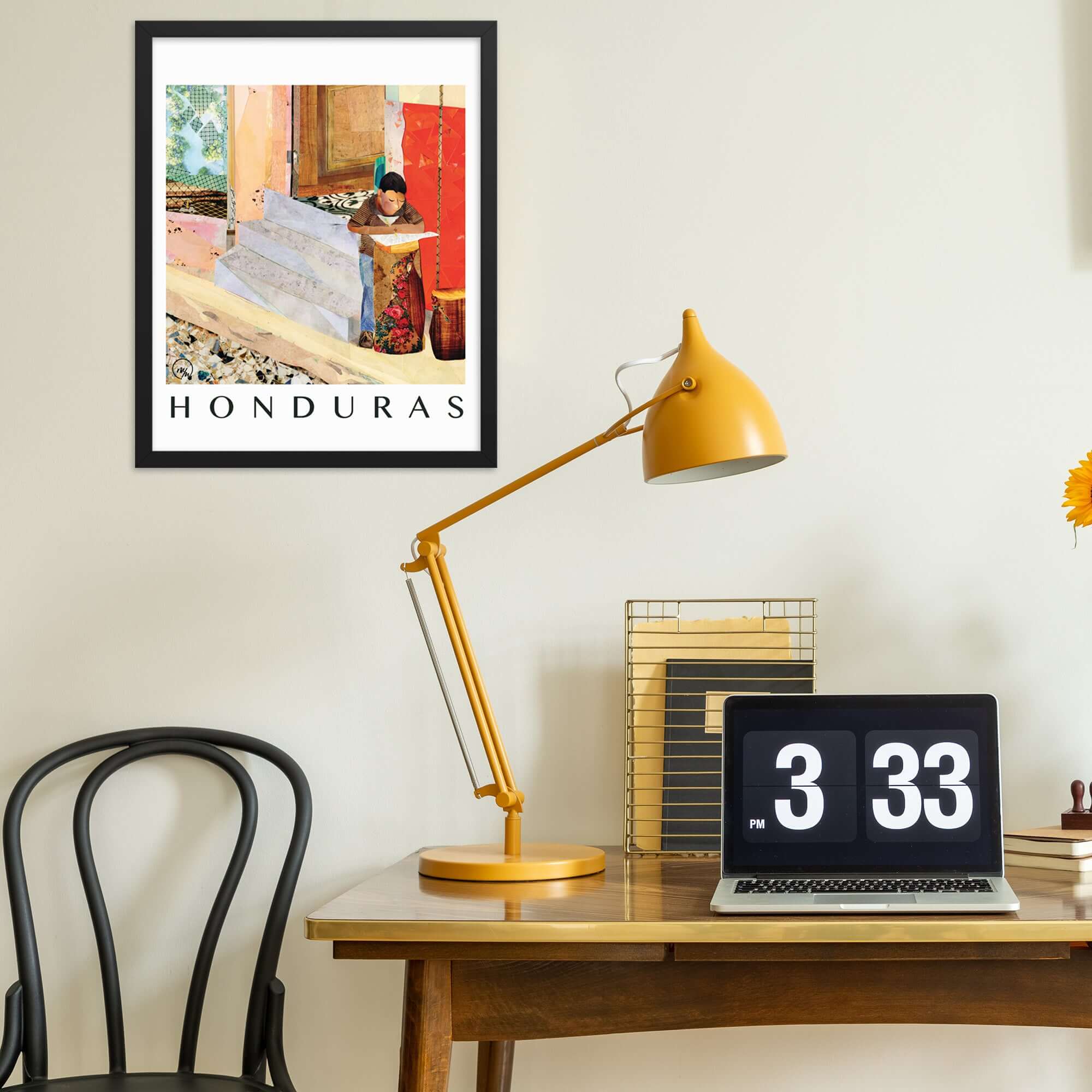 more the merrlier - Wholesale Art Print - Copán Ruinas, Honduras Framed Collage Art Poster Print3