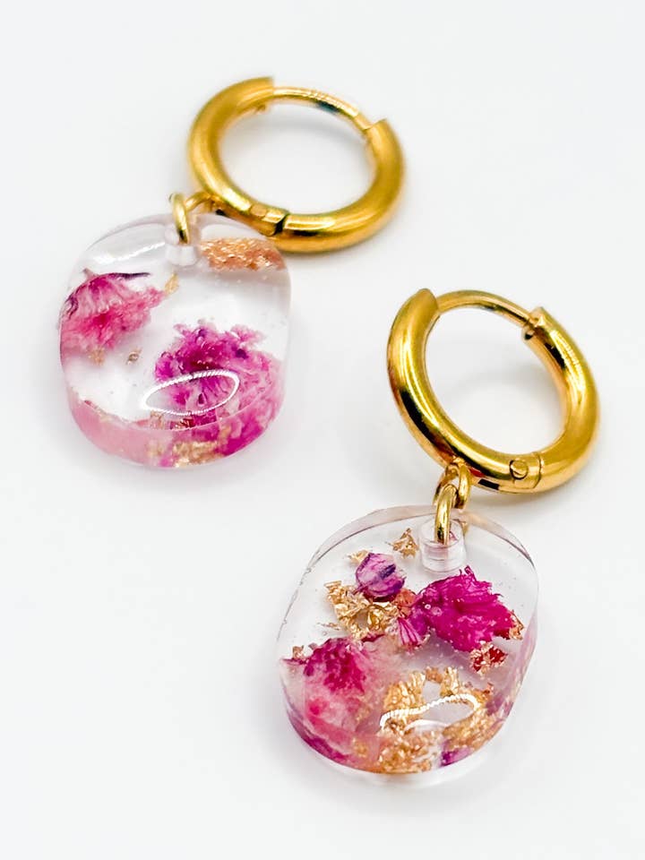 The Blossom Chapter Mini Oval Earrings for wholesale by CH Design