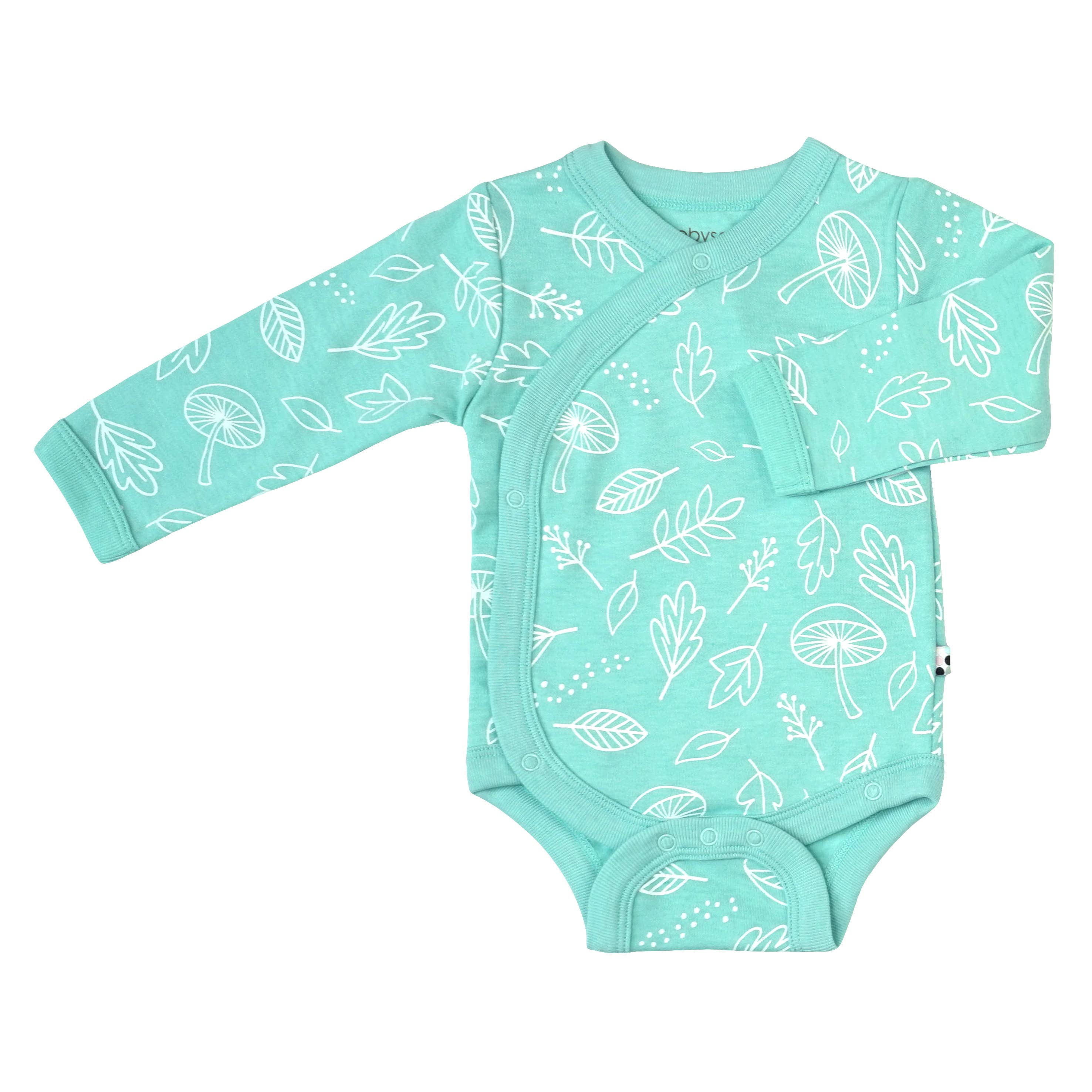 babysoy Inc - Wholesale Bodysuit (Non-Footed) - Baby - Organic Pattern Long Sleeve Kimono Bodysuit/Onesie5