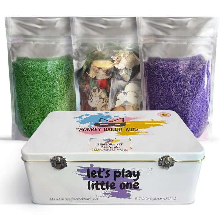 Farm Sensory Kit in a Play and store Tin for wholesale by monkey bandit kids