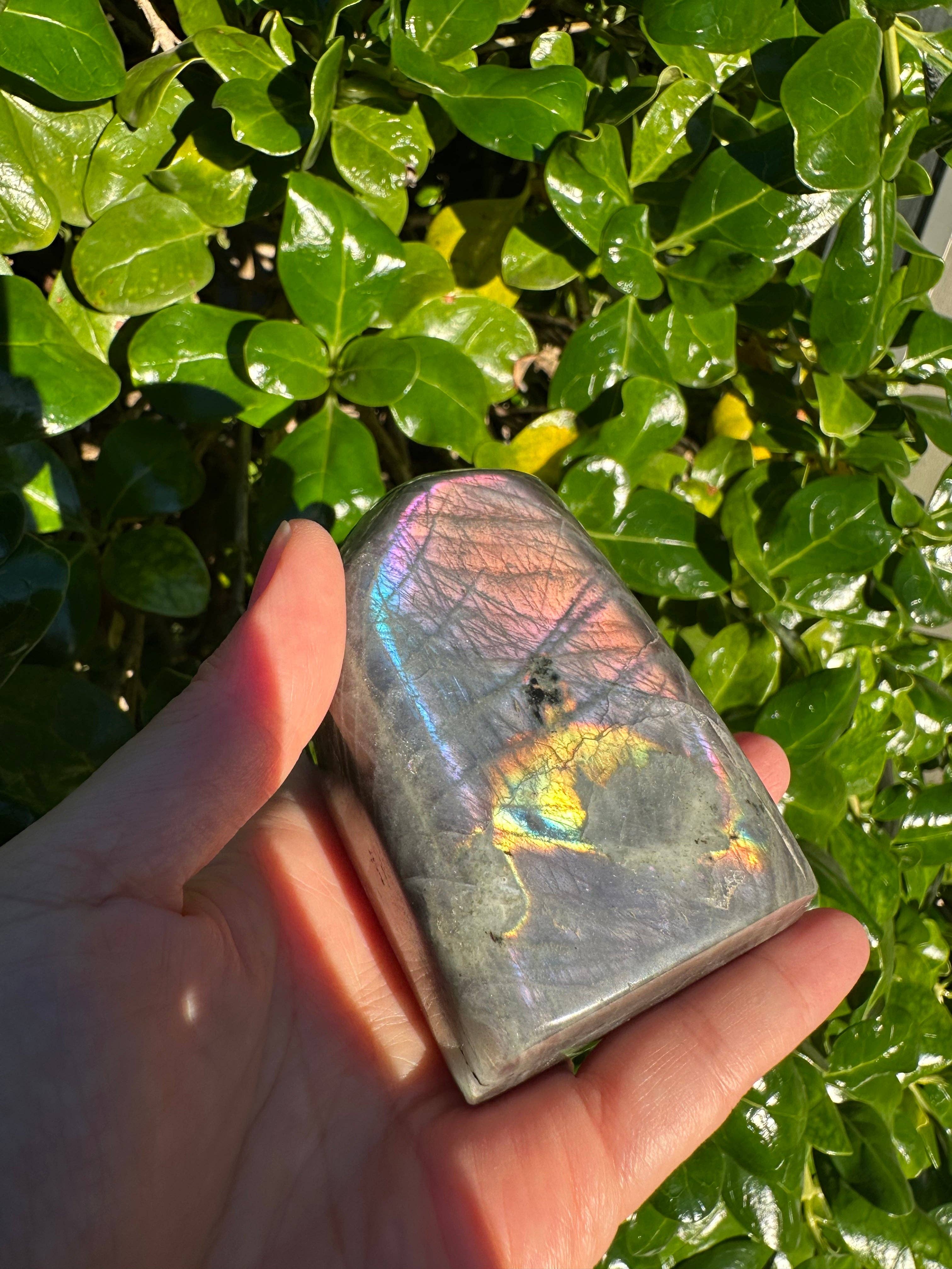 Moon Rituals – wholesale Spiritual stone/crystal – Large Purple Labradorite Free Form, Christmas Crystal Gift #80