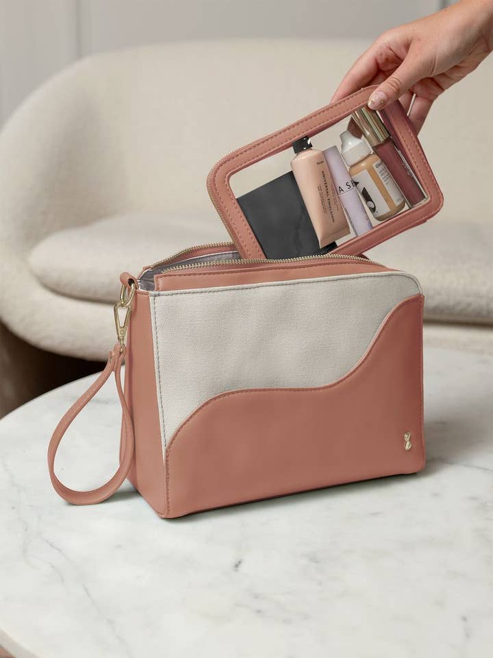 Wave Collection - Desert Toiletry Bag for wholesale by Stackers