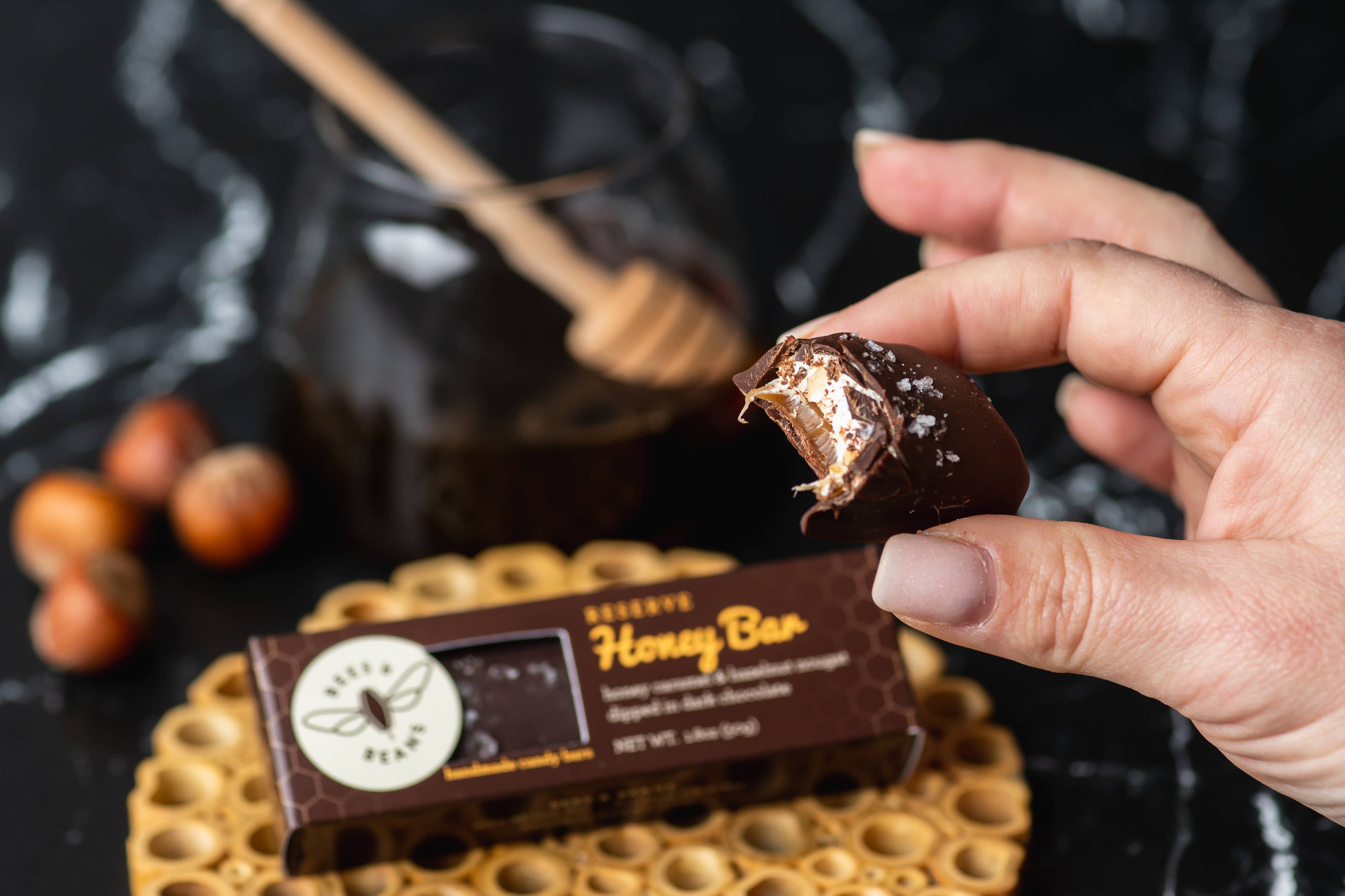 Bees & Beans - Wholesale Chocolate Bar - Honey Bar Reserve3