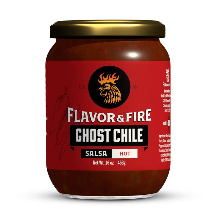 Ghost Chile Salsa for wholesale by Flavor & Fire - Madstone - Clamlube Brand Hot Sauce