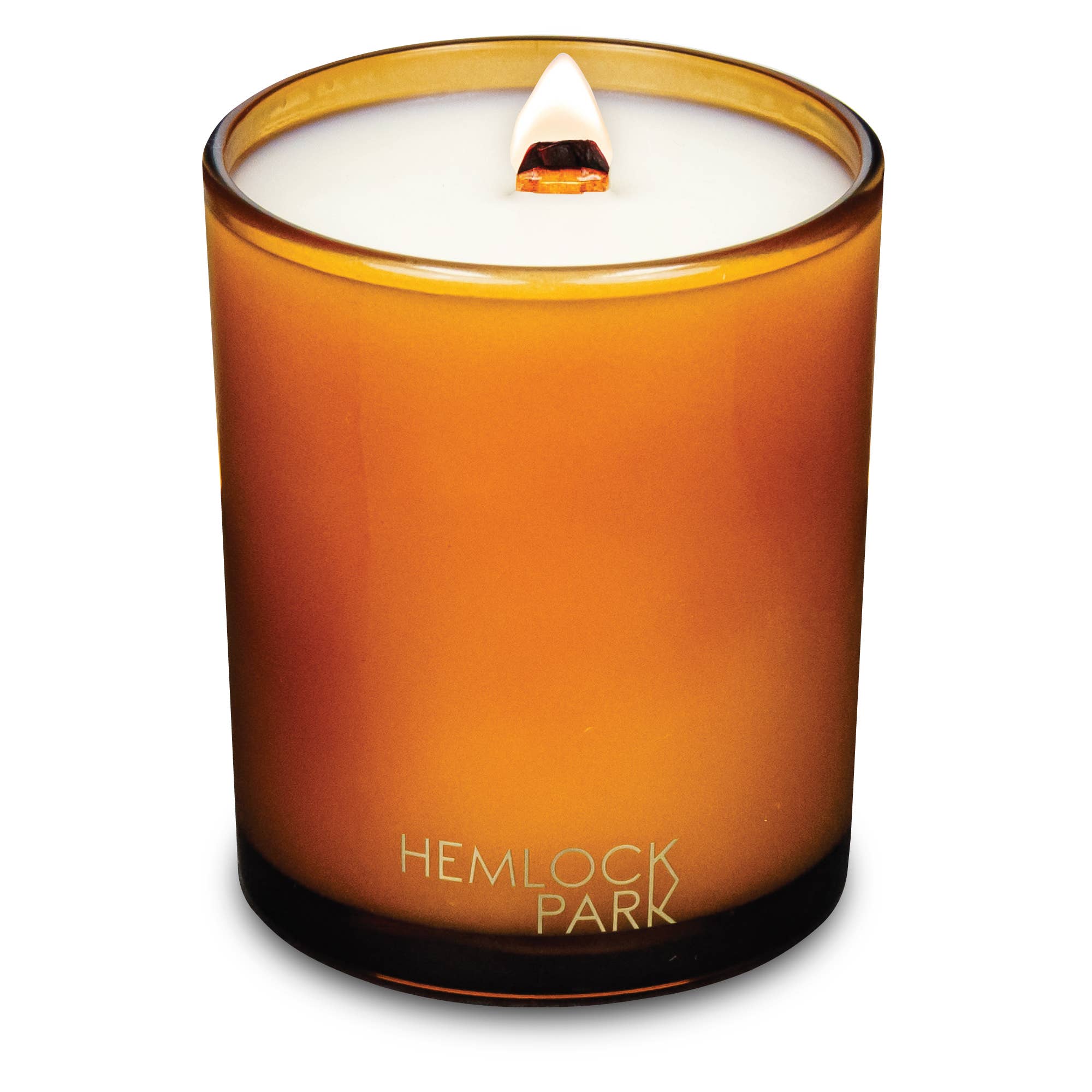 Frankincense  Black & Gold Wood Wick Candle – Hemlock Park