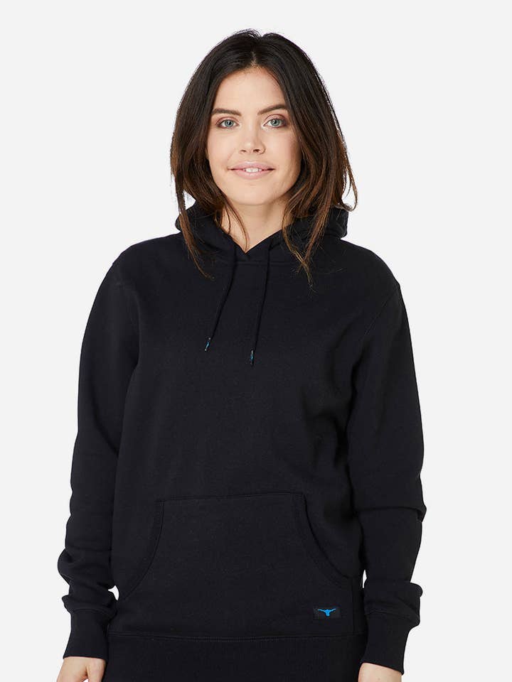 Womens Basic Pullover Black for wholesale by ELWD workwear