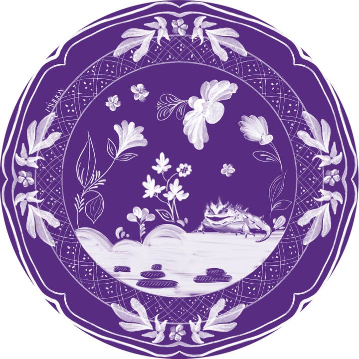 Forth Worth Spiked Frog Mini Hors d'oeuvre Collegiate 50 Pk for wholesale by Pavilion Paper