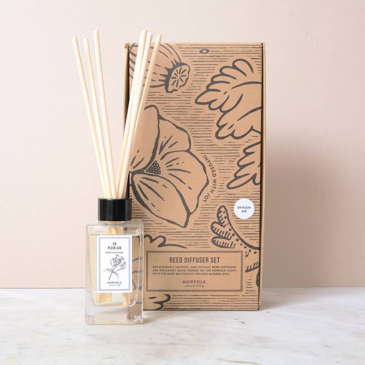 Norfolk Natural Living - Wholesale Reed Diffuser - Reed Diffuser Set - En Plein Air 100ml