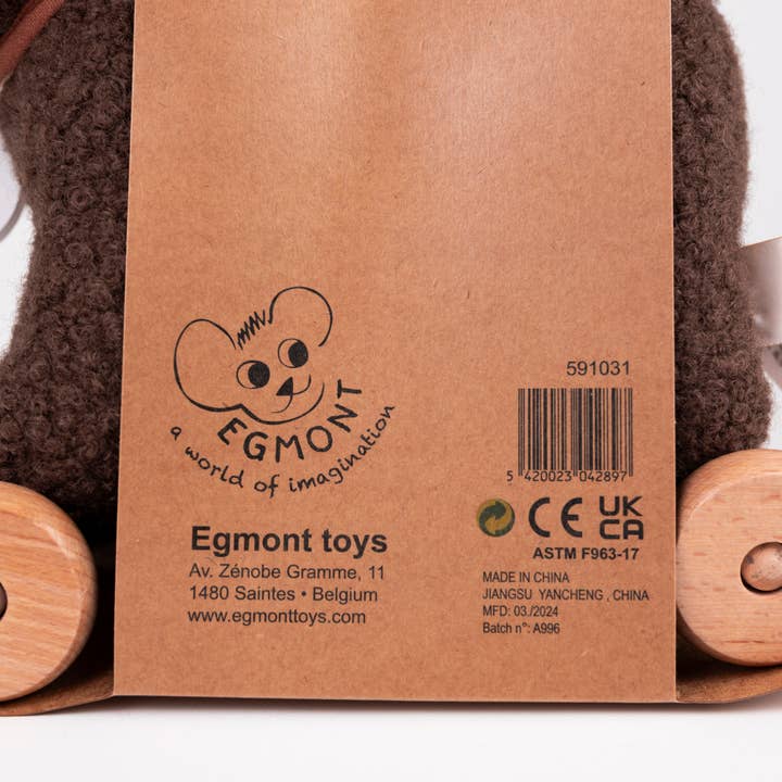 Egmont - Wholesale Stuffed/Plush Toy - Kids & Baby - Pull-Along Raoul16