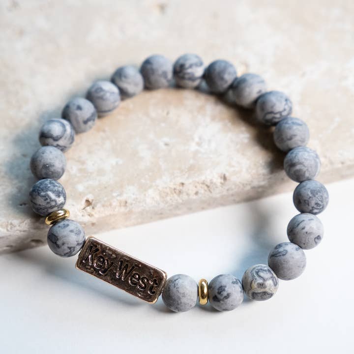 Haven - Wholesale Beaded bracelet - Customizable Earth Stone Bead Bracelet4