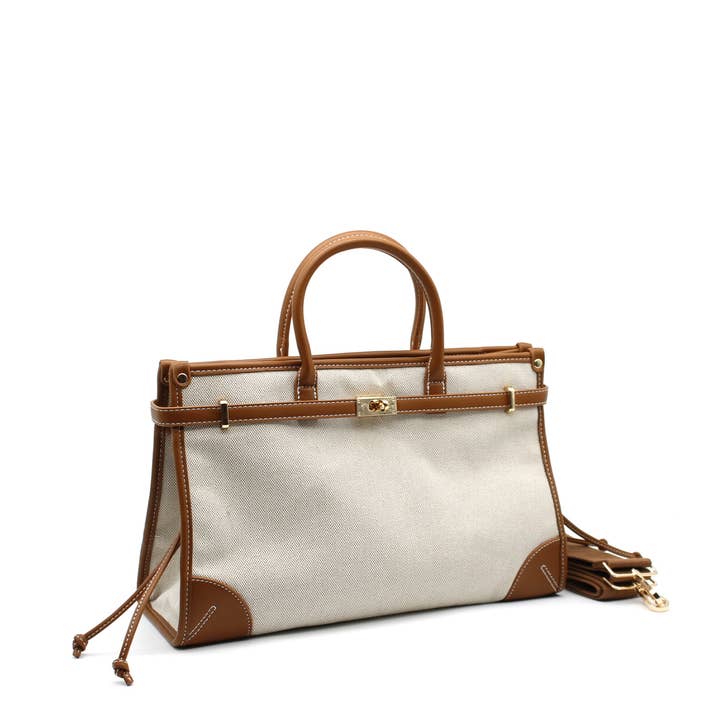 Vimoda - Wholesale Top Handle Bag - Women's - Large canvas handbag1