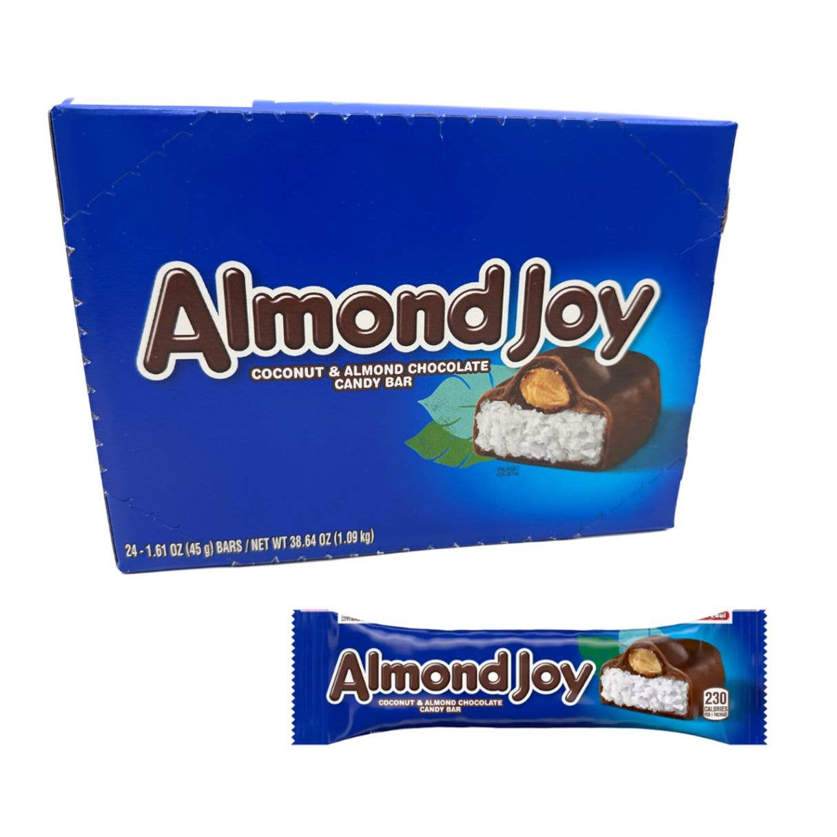 I Got Your Candy - Vendita all'ingrosso Barretta di cioccolato - Barretta di cioccolato Almond Joy 1,61oz - 24 pezzi0