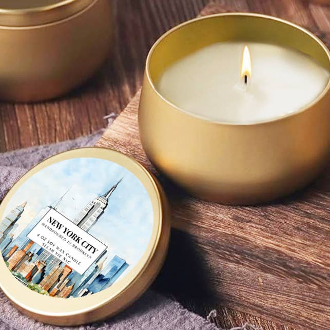 Selah Vie - Wholesale Travel Candles - New York City Candle Tin