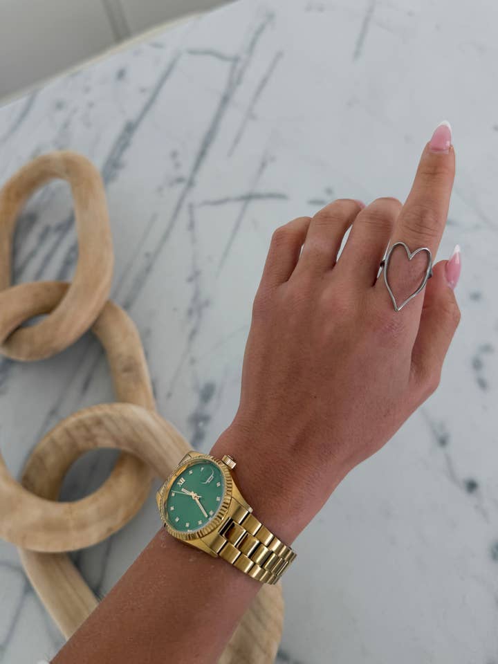 SILVER HEART RING for wholesale by CHANSUTTPEARLS