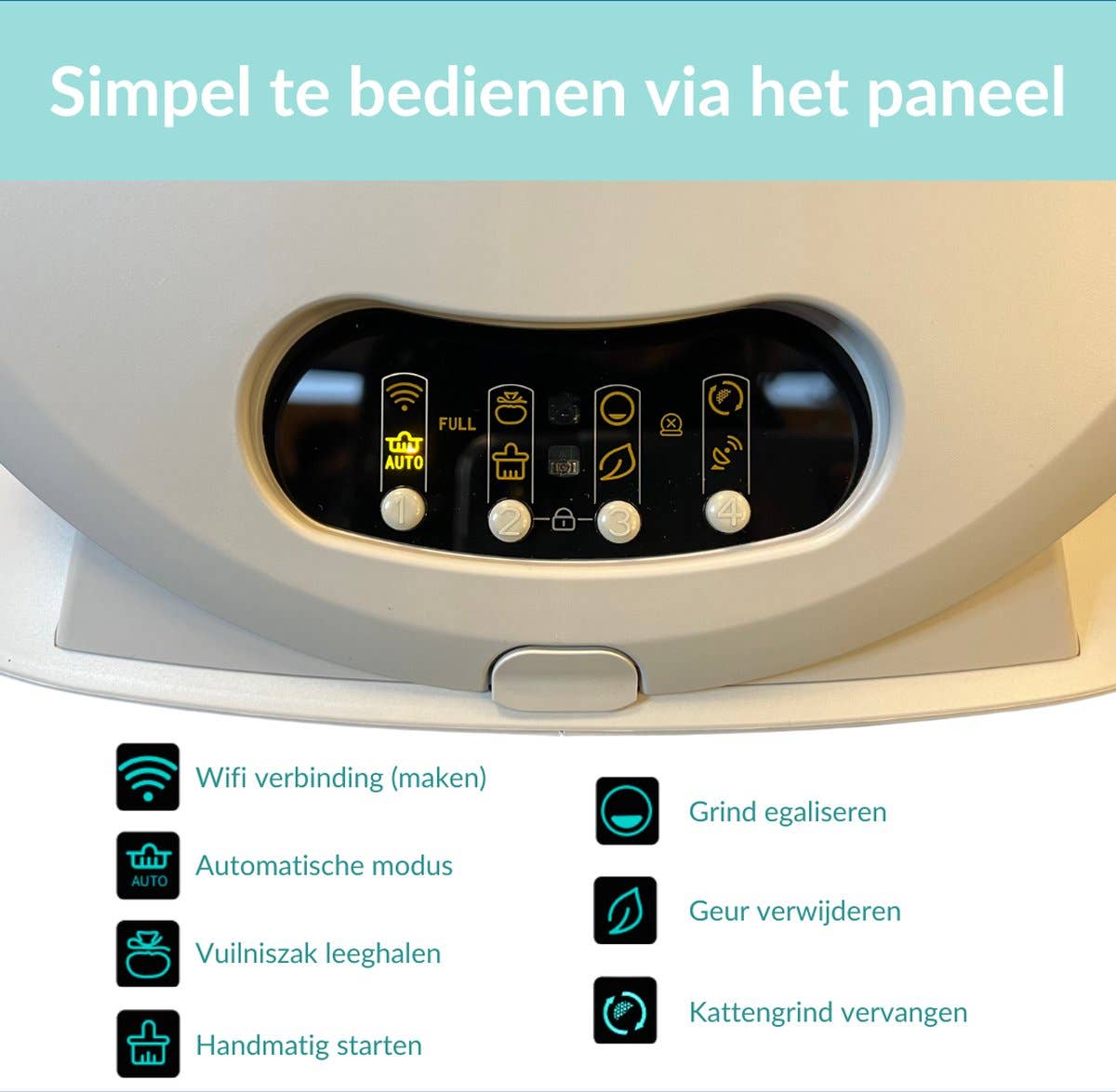 a sunny day - Wholesale Cat Litter Box - Self-cleaning litter box - 65 Liters - 2025 model11