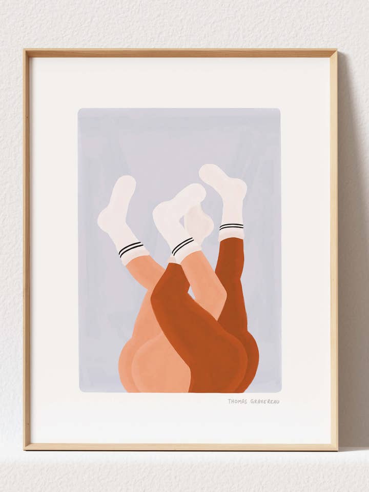 Tirage d'art "Love Socks" (A4) pour la vente par Thomas Gravereau