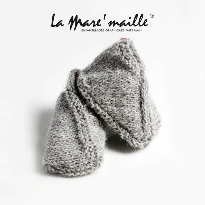 La Mare'maille® Hand-made - Wholesale Slippers - Baby - Hand knit alpaca wool knit baby slippers8