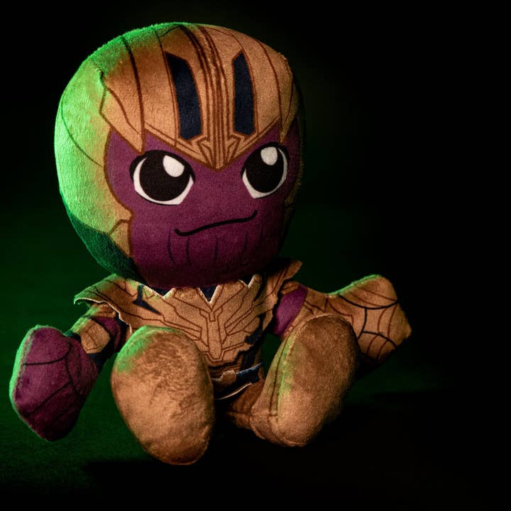 Uncanny Brands - Wholesale Stuffed/Plush Toy - Kids & Baby - Bleacher Creatures Marvel Thanos 8" Kuricha Sitting Plush