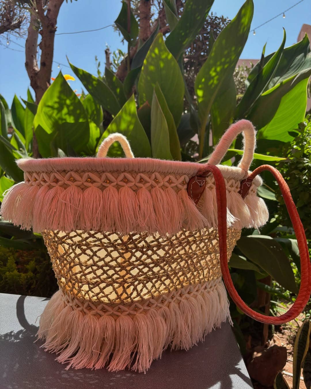craftberber - Wholesale Beach Bag - Handwoven Straw Tote – French Market Basket with Tassel1