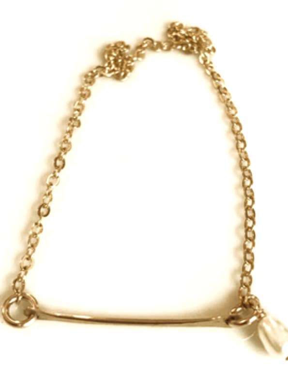 Pulsera Perla + Barra de Agua Dulce para venta al por mayor de Zahavah Jewelry