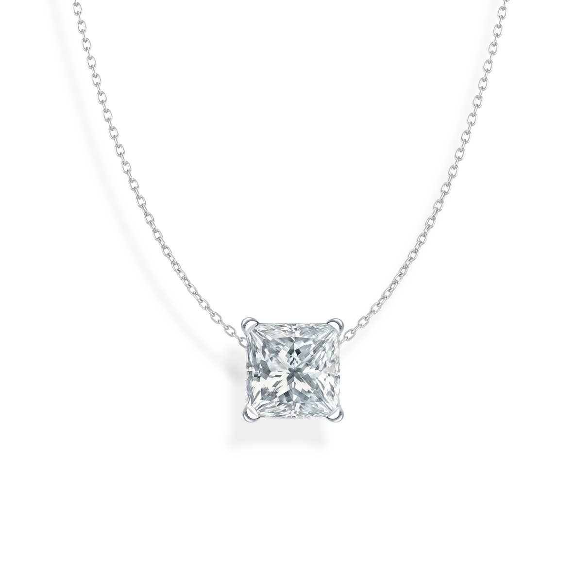 Maya J - Vente Colliers à pendentif - Collier Solitaire en Or 14K avec Diamant de Laboratoire Certifié4