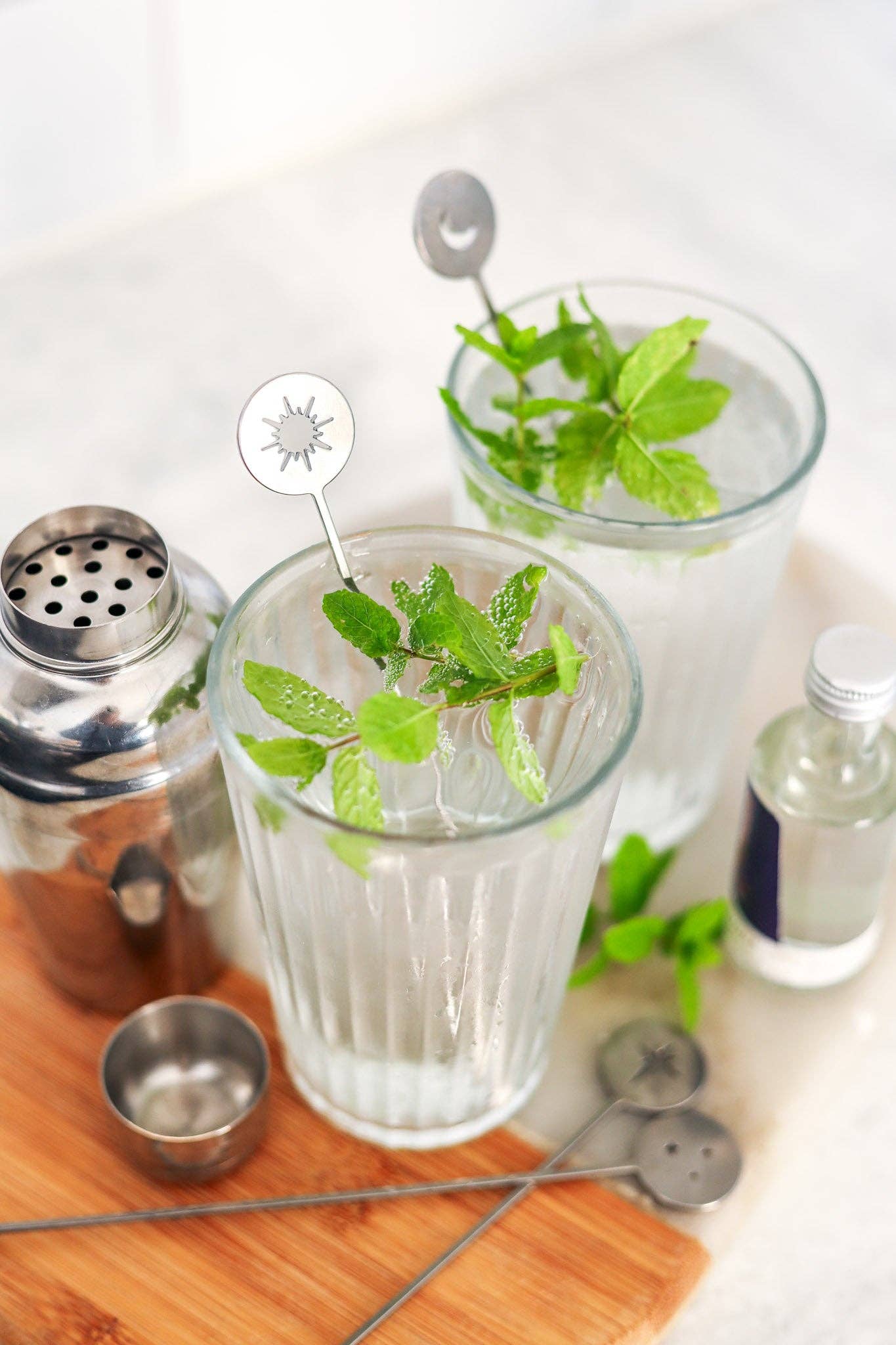 Pivot - Wholesale Drink Stirrer - Moon & Stars Cocktail Stirrers - Set of 41