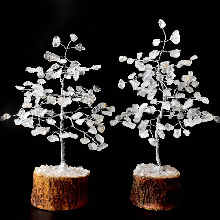 Soothing Crystals - Wholesale Spiritual stone/crystal - 100 Chips Gemstone Tree | Clear Quartz | Feng Shui Tree5