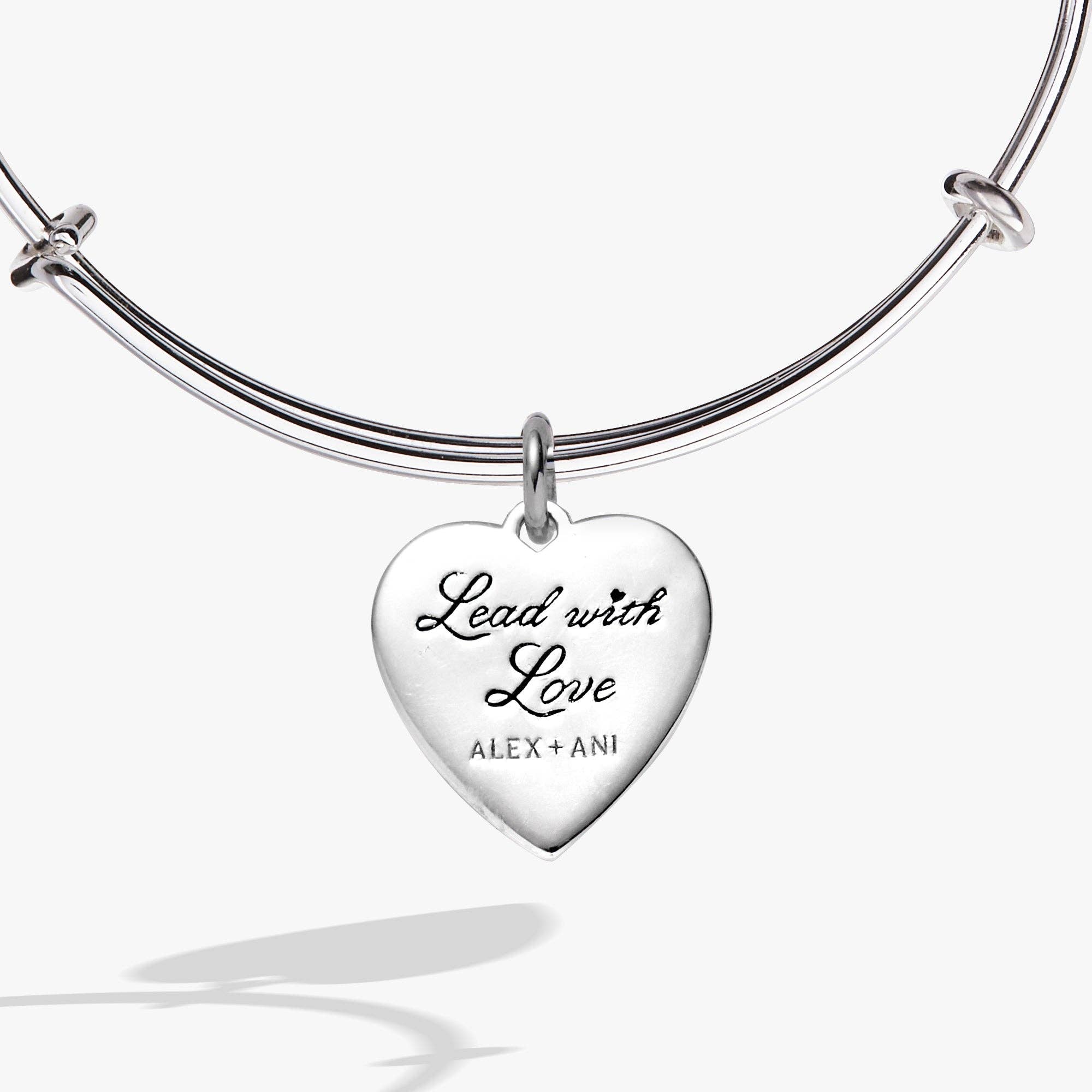 Alex and Ani - Wholesale Bangle Bracelet - Heartburst Charm Bangle6