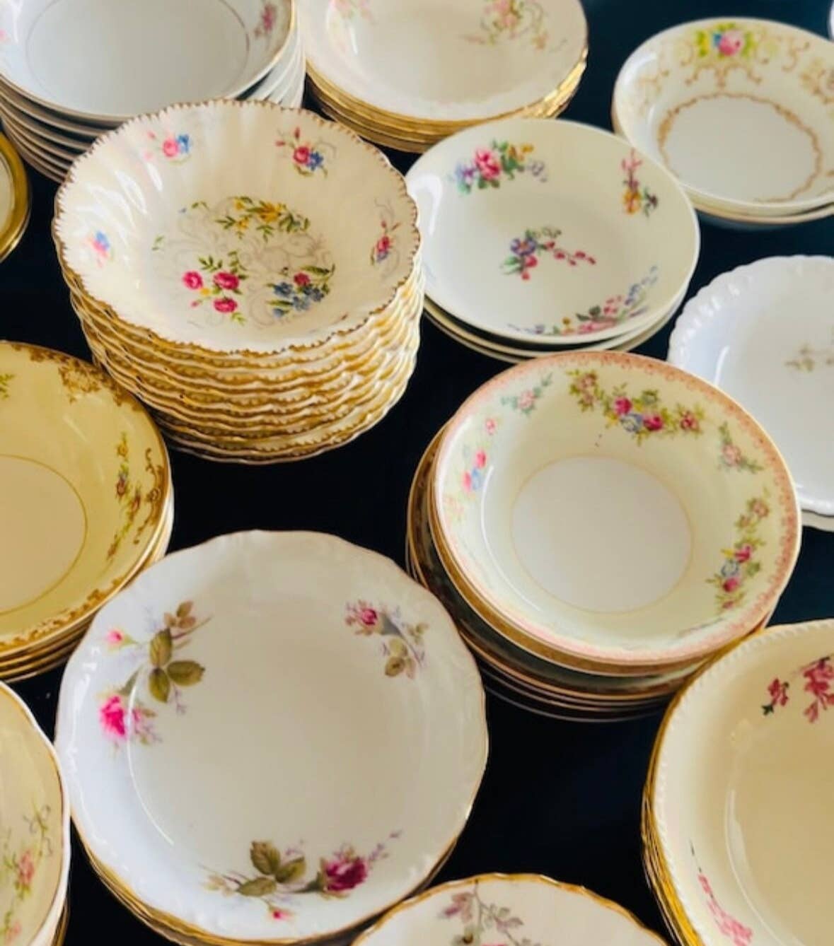 The Delicate Dish - Wholesale Bowl - Vintage Mismatched China Bowls 9