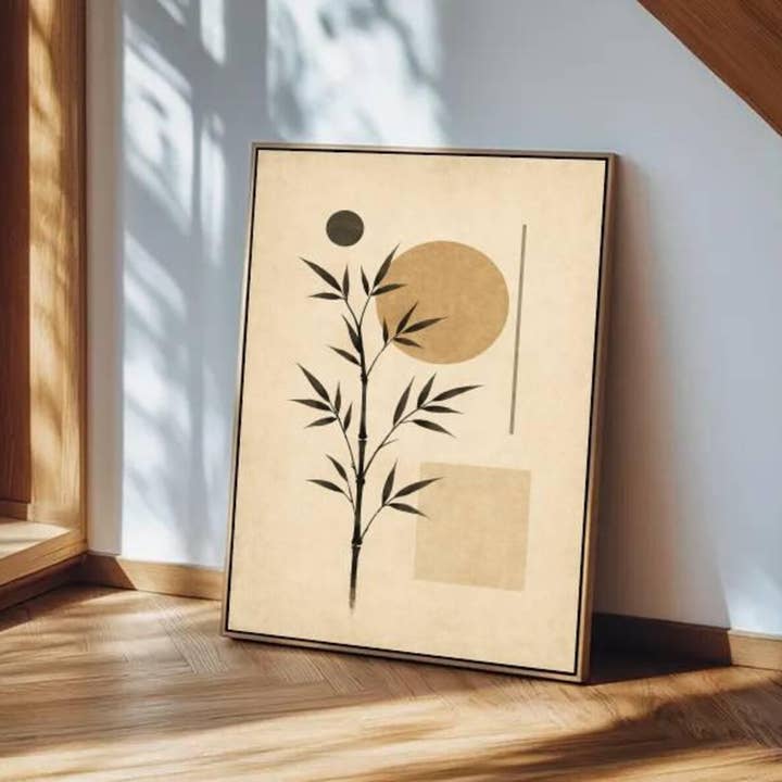 DTF Office - Wholesale Canvas Art - Japandi Canvas Print: Japanese Wall Art1