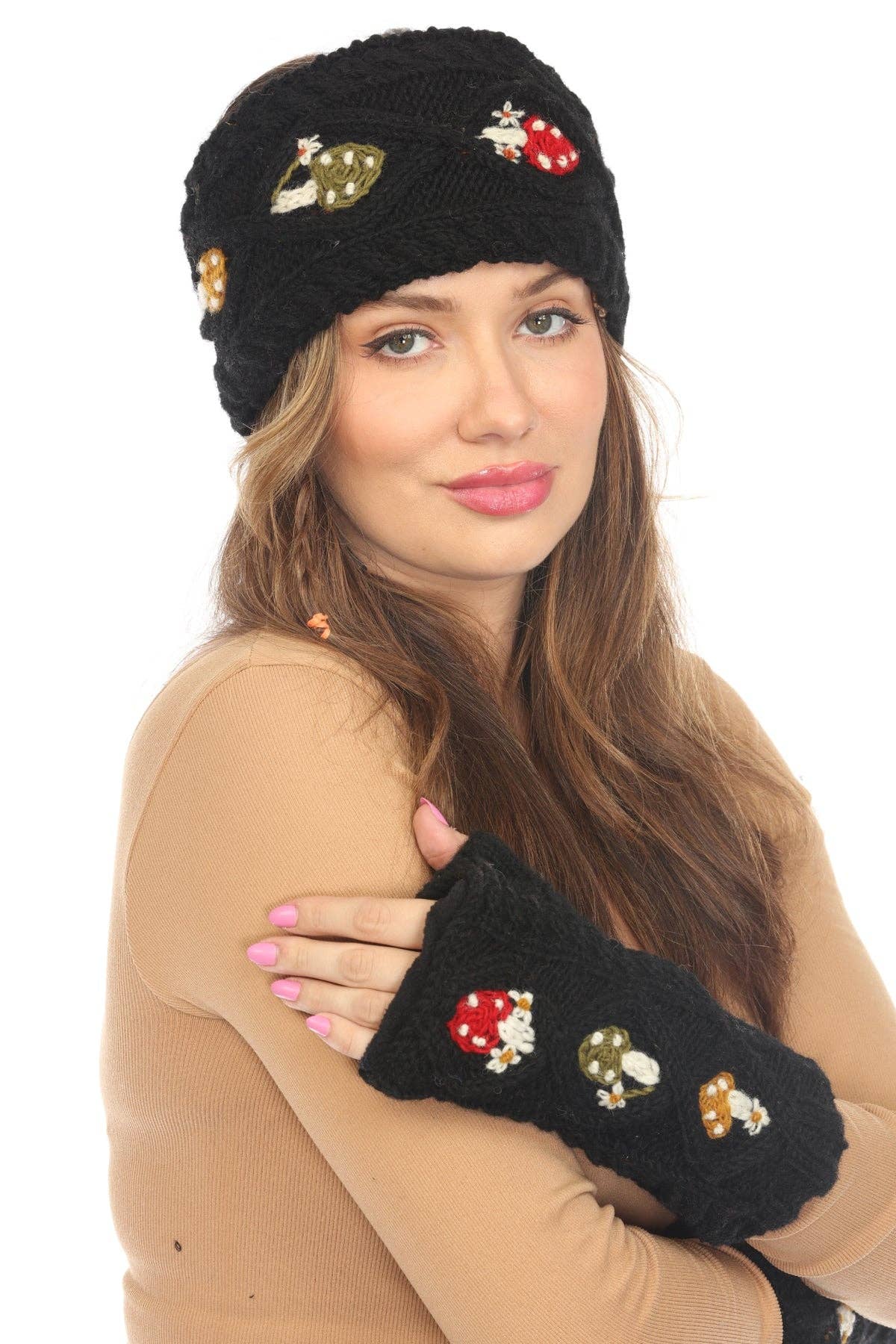 Lakhays Collection Inc. - Venta al por mayor Cinta para el pelo - Mujer - Diadema Mushroom Cable1