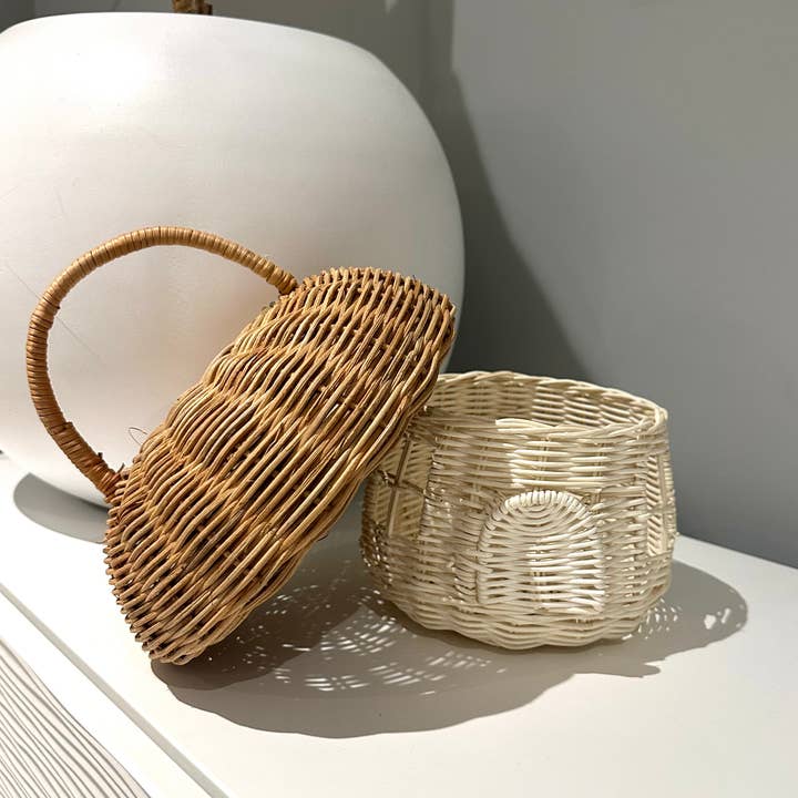 EcoFreax - Wholesale Basket - Kids & Baby - Rattan mushroom basket nursery decor1