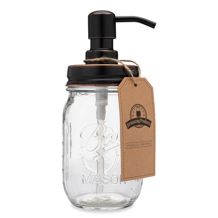 Jarmazing Products - Wholesale Soap Dispenser - Classic Farmhouse Mason Jar Soap Dispenser