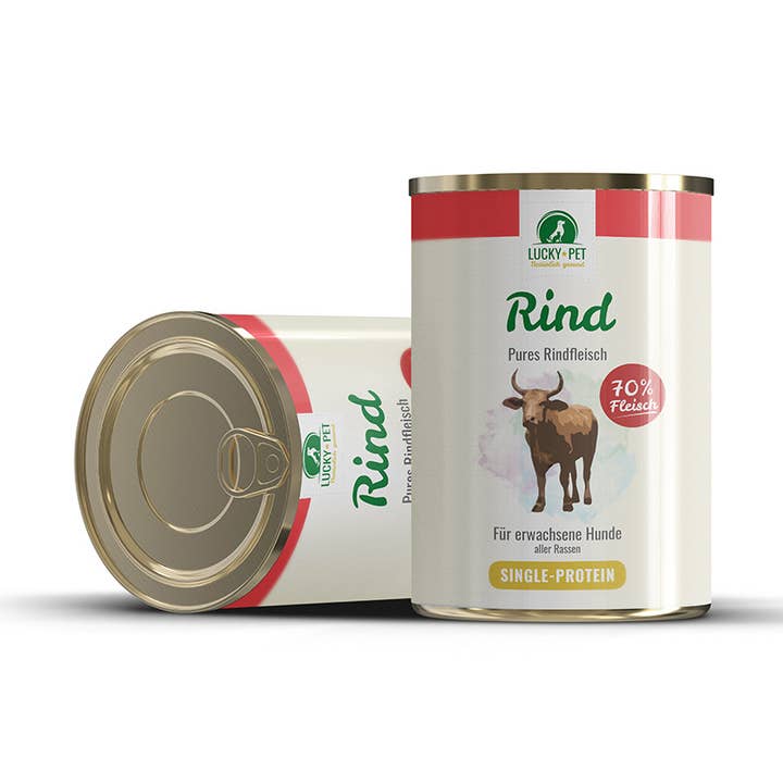 Lucky-Pet Handels- und Produktions GmbH - Wholesale Pet Food - Dog - Lucky-Pet Pure Beef 800 g0