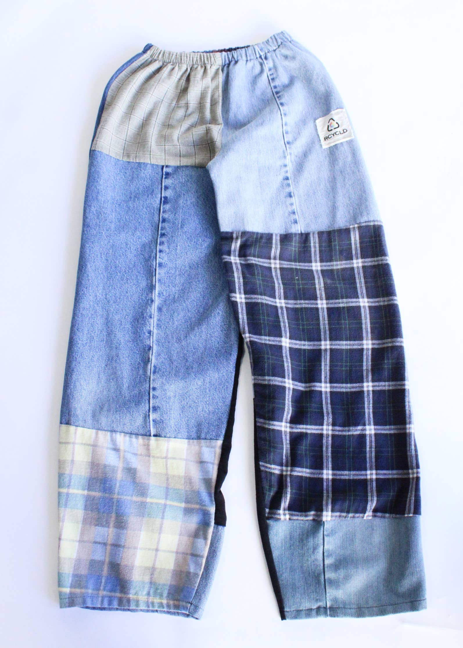 American Recycled Clothing - Wholesale Pants - Women's - Flannel & Denim Combo Pants Bundle5
