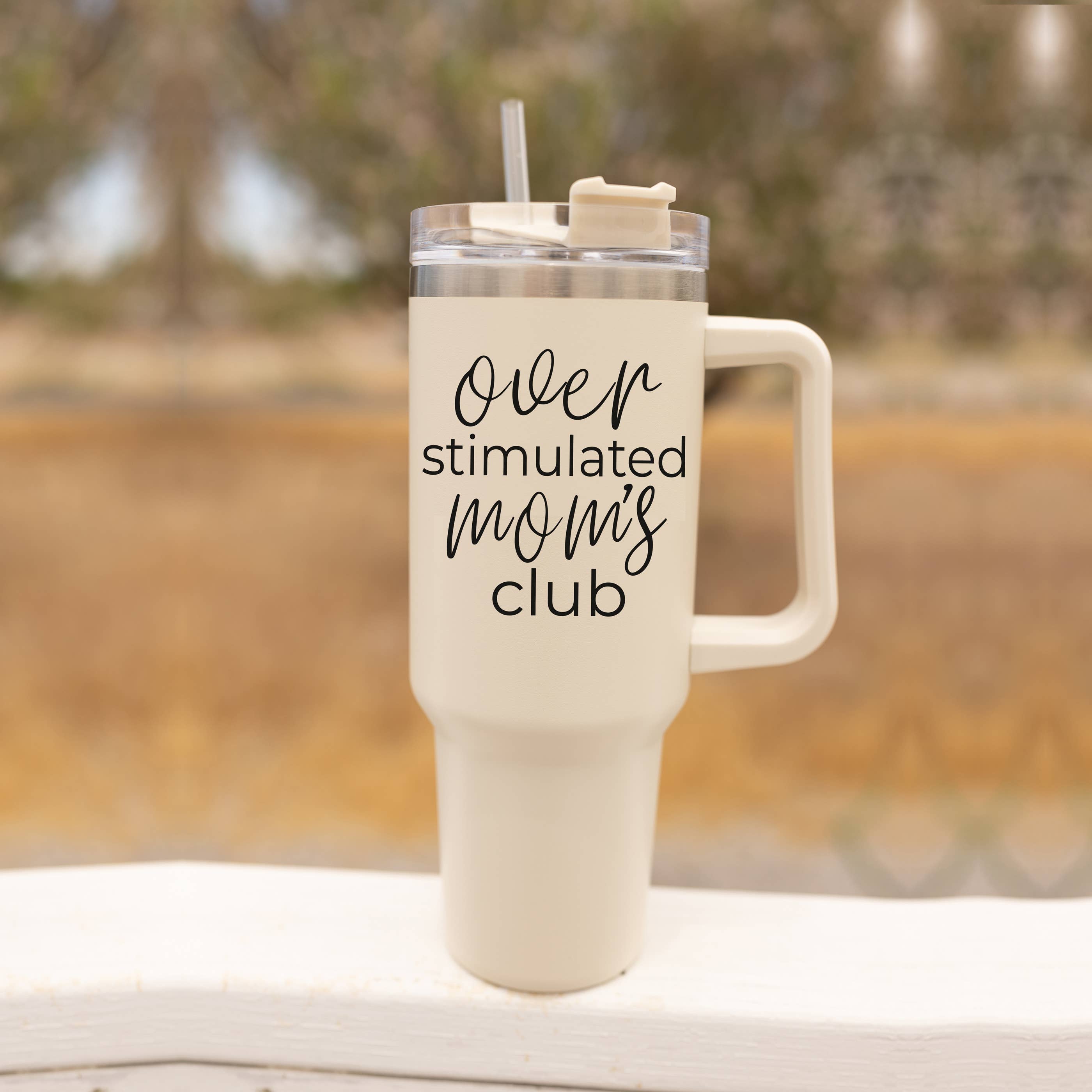 Gia Roma – Engroshandel Thermokop – Isoleret rejsekop med låg og sugerør, 1,18 l cremefarvet rejsemug87