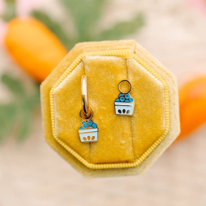 Blueberry Charms for wholesale by Pierced Co
