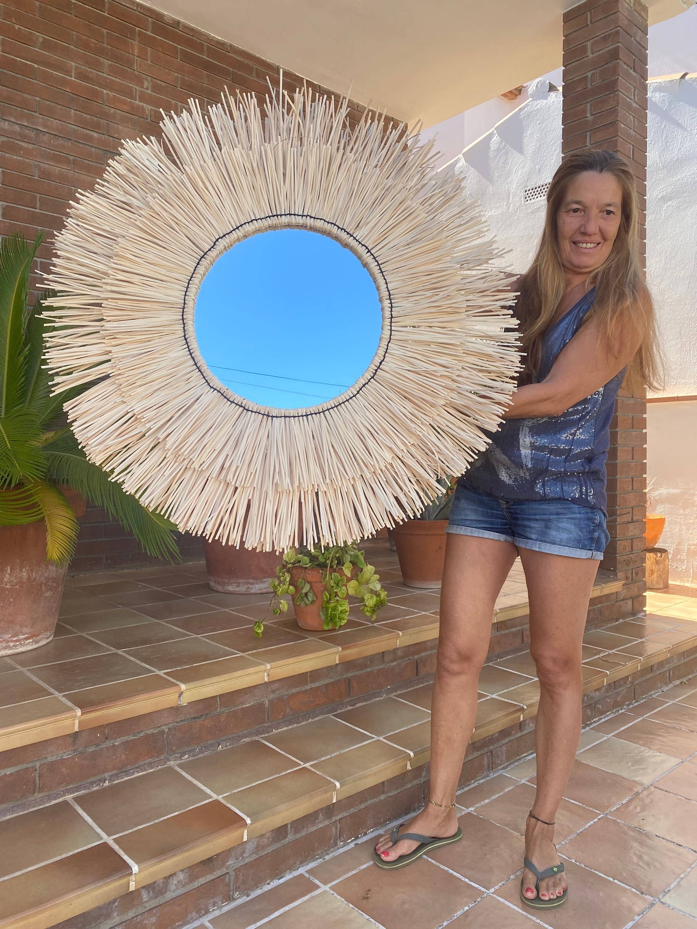 Geometrik Design - Wholesale Muurdecoratie met steen - Boho-stijl wanddecoratie van natuurlijke vezels8