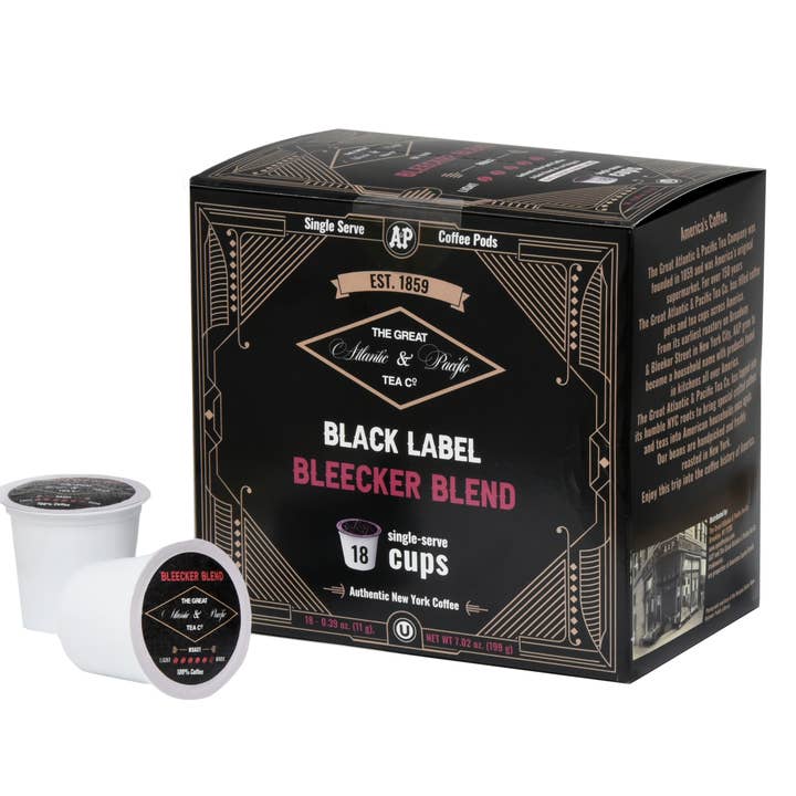 The Great Atlantic Pacific Tea Co - Vendita all'ingrosso Cialde caffè - Cialde di caffè monodose A&P Bleecker Blend, 18 pezzi
