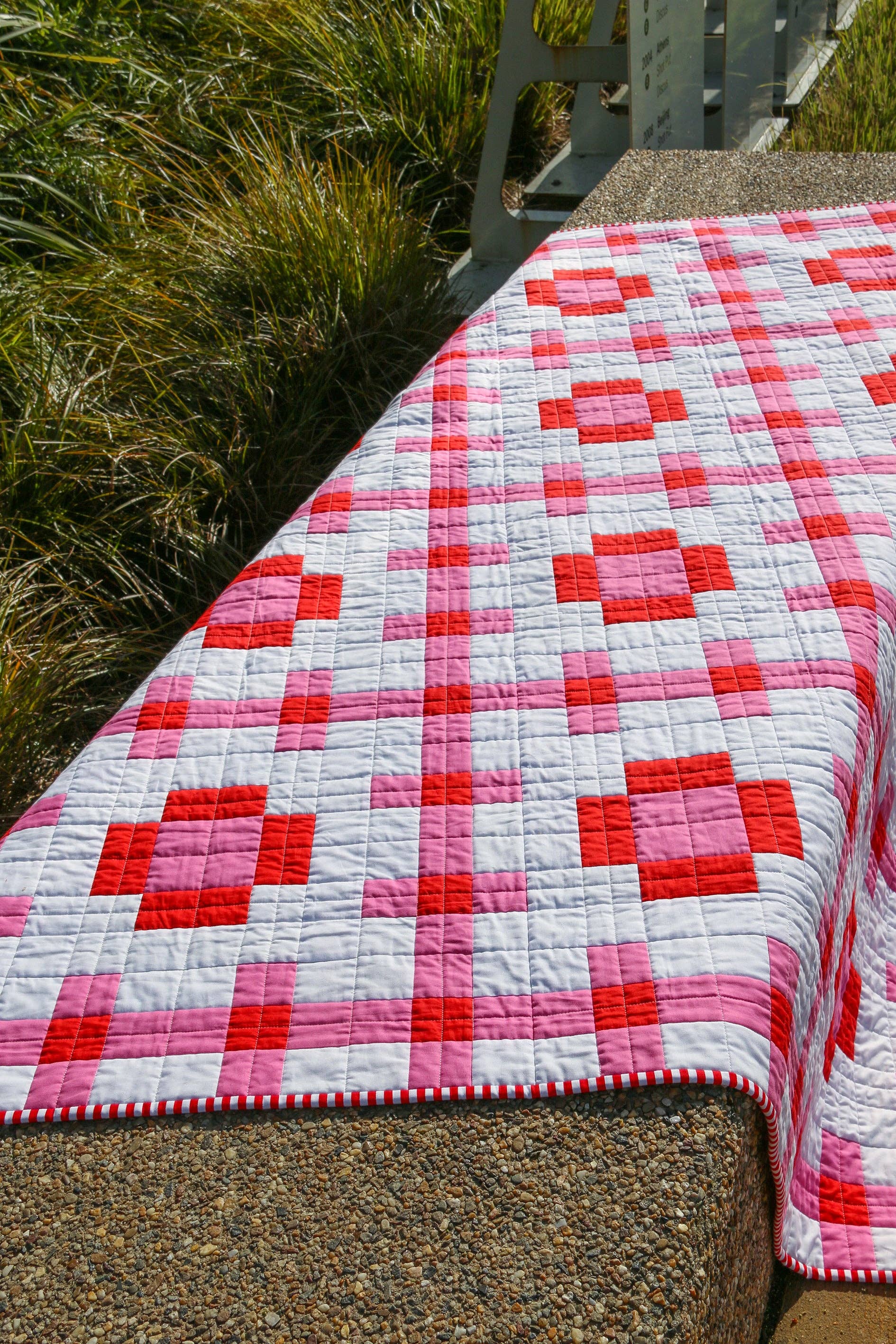 emma jean jansen – Engroshandel Hobbyværktøj – • Engros - Poppy Pink Quilt Mønster16
