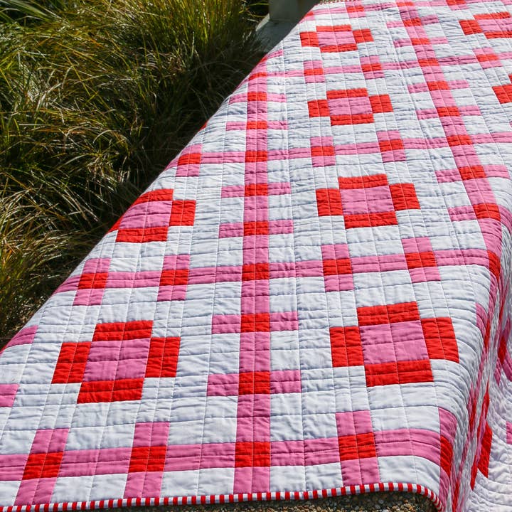emma jean jansen – Engroshandel Hobbyværktøj – • Engros - Poppy Pink Quilt Mønster16